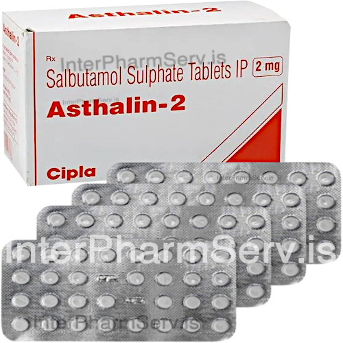 Order Asthalin 2mg bronchodilator prescribed for asthma