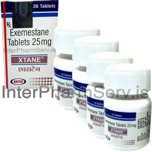 XTANE 25MG exemestane to lowering the amount of estrogen