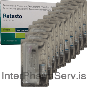 Retesto 250mg Injection 1ml and 1 syringe